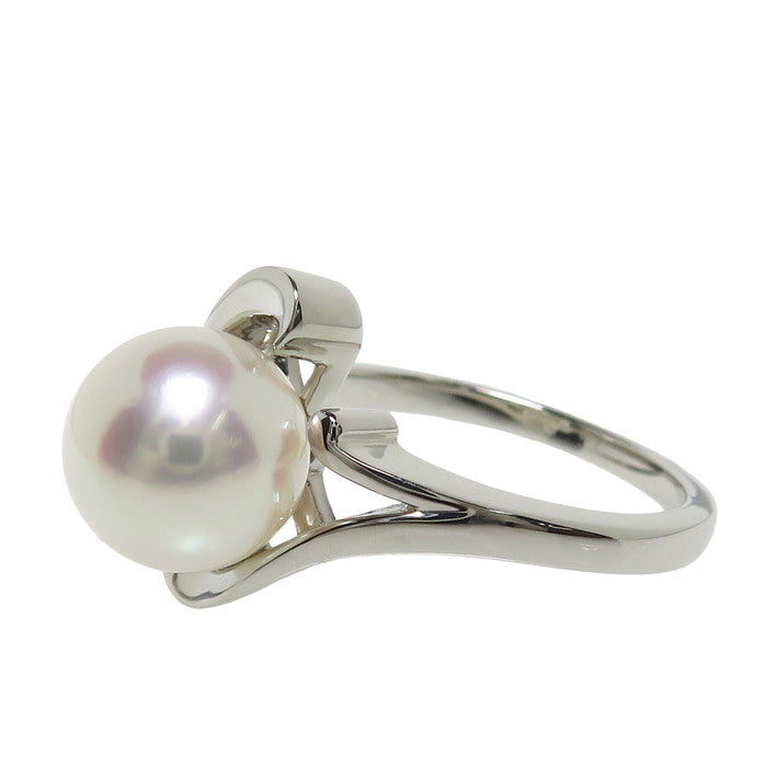 12号【MIKIMOTO/ミキモト】 アコヤ真珠 8.4mm リング・指輪 Pt950 