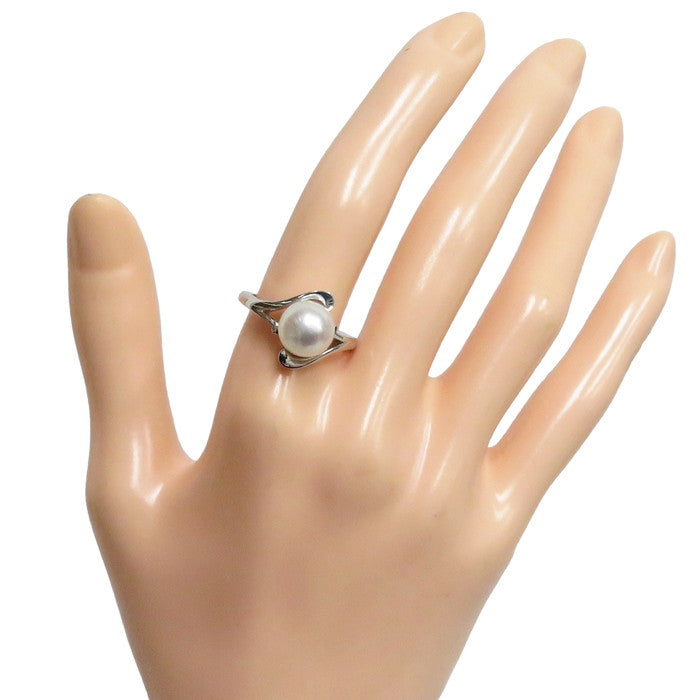 12号【MIKIMOTO/ミキモト】 アコヤ真珠 8.4mm リング・指輪 Pt950 