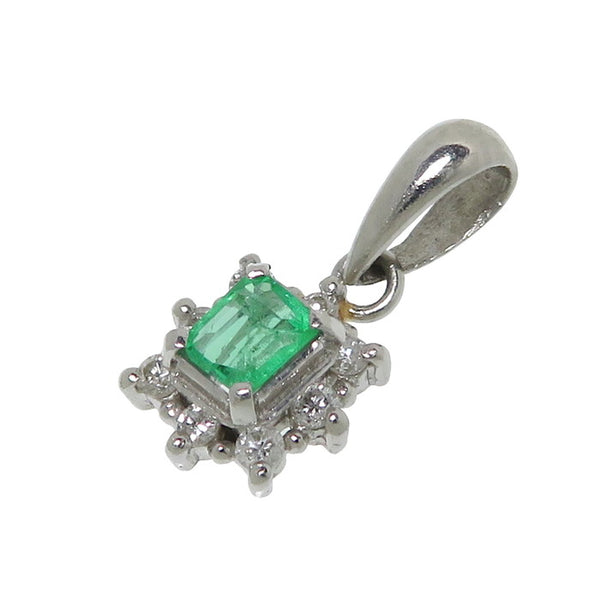 エメラルド 0.13ct ダイヤモンド 計0.08ct ペンダントトップ Ptプラチナ 0.9g レディース
【中古】【真子質店】【NN】




【Dx】