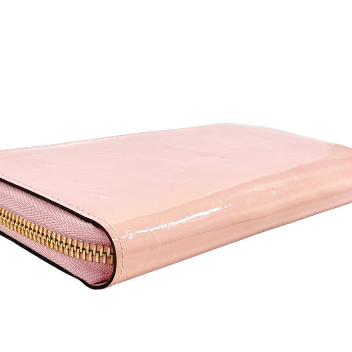 中古 ルイ・ヴィトン ラウンドファスナー 長財布 ヴェルニ ジッピー