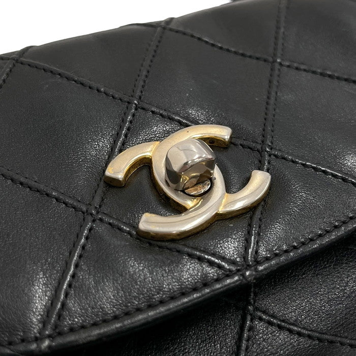 CHANEL/シャネル】 マトラッセ ウエストポーチ △ベルトカスタム ウエストバッグ ラムスキン 黒 レディース【中古】【真子質店】【G –  真子質店 PawnShopMAKO