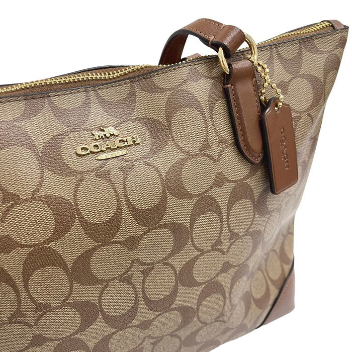 【COACH/コーチ】 シグネチャー F29208 ジップ トートバッグ 茶 レディース【中古】【真子質店】【GD】




【Dx】