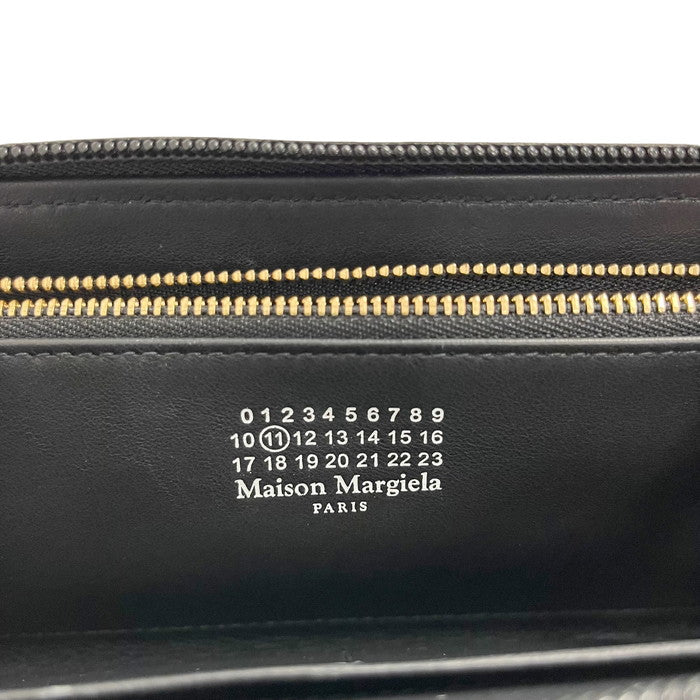 S56UI0110 メゾンマルジェラ グラムスラム 長財布 レザー 黒 レディース【中古】【真子質店】【GD】 【Maxx】 – 真子質店  PawnShopMAKO