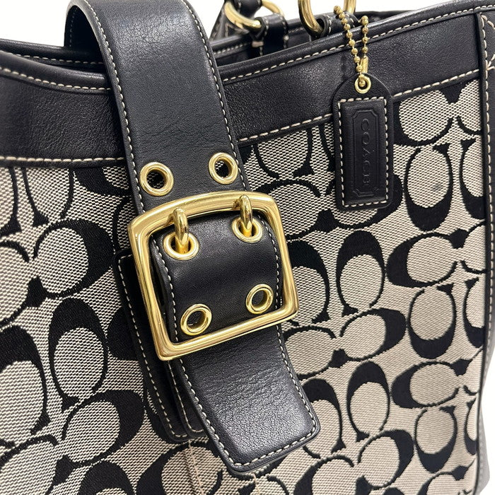 【COACH/コーチ】 シグネチャー 5624 ハンドバッグ キャンバス/レザー 黒×ベージュ レディース【中古】【真子質店】【NN】




【Ix】