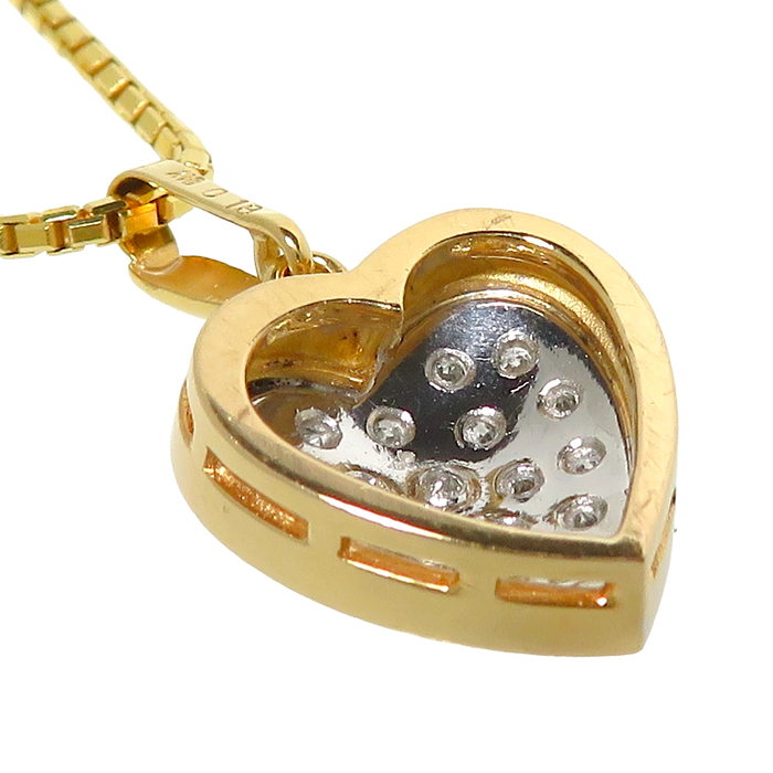 ダイヤモンド 計0.18ct ネックレス K18ゴールド 18金/Pt900プラチナ 7.3g 39cm レディース
【中古】【真子質店】【NN】




【DYx】
