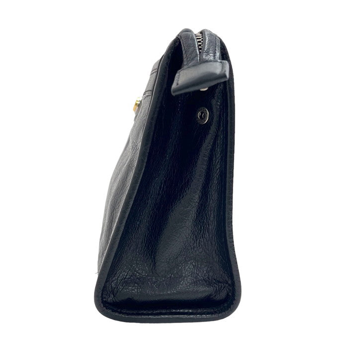 GUCCI/グッチ】 インターロッキングG 575991 クラッチバッグ レザー 黒