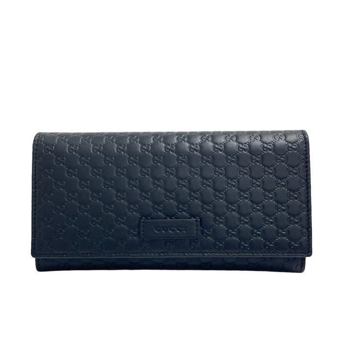 GUCCI/グッチ】 449396 マイクログッチシマ アウトレット 長財布
