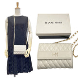 【HANAE MORI 森英恵/ハナエモリ】 チェーン ショルダーバッグ レザー 白 レディース【中古】【真子質店】【NN】




【Ix】