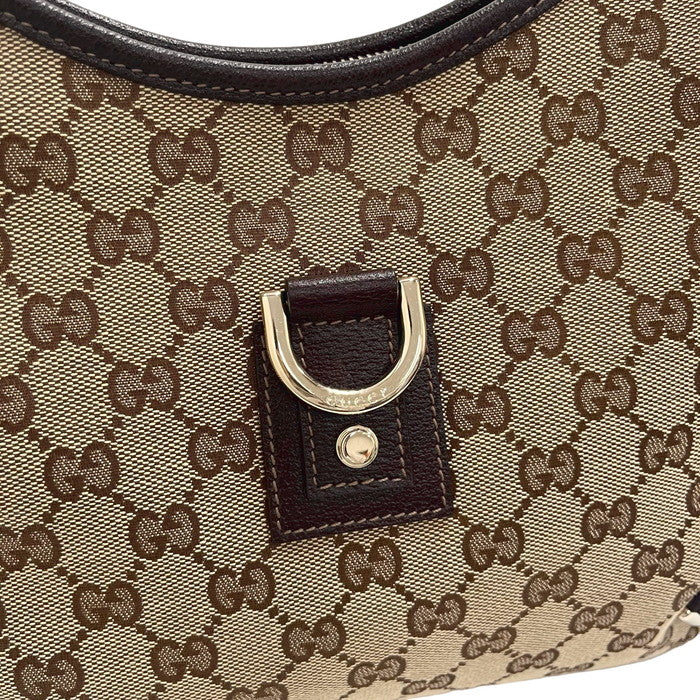 GUCCI/グッチ】 アビー 130738 ワンショルダー ショルダーバッグ GGキャンバス ベージュ/ブラウン レディース【中古】【真子 –  真子質店 PawnShopMAKO