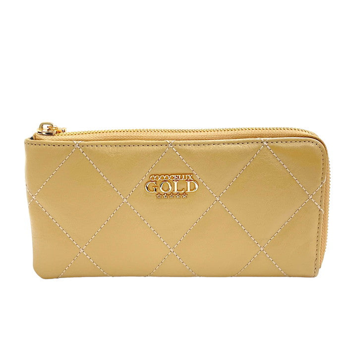 COCOCELUX GOLD/ココセリュックスゴールド】 L字ファスナー 長財布 