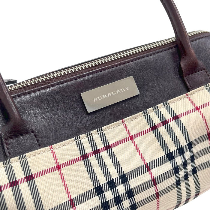 BURBERRY/バーバリー】 ノバチェック ミニ ハンドバッグ ベージュ BURBERRY/バーバリー】 ノバチェック ミニ ハンドバッグ ベージュ