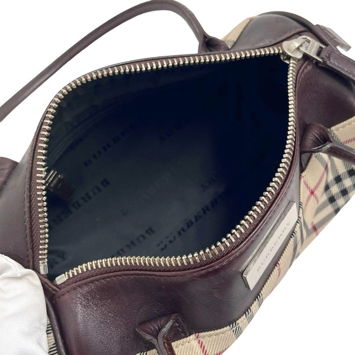 BURBERRY/バーバリー】 ノバチェック ミニ ハンドバッグ ベージュ