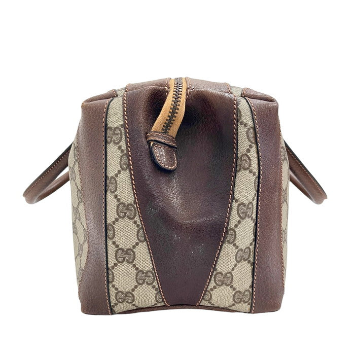 GUCCI/グッチ】 ミニボストンバッグ ハンドバッグ GGプラス ブラウン系 