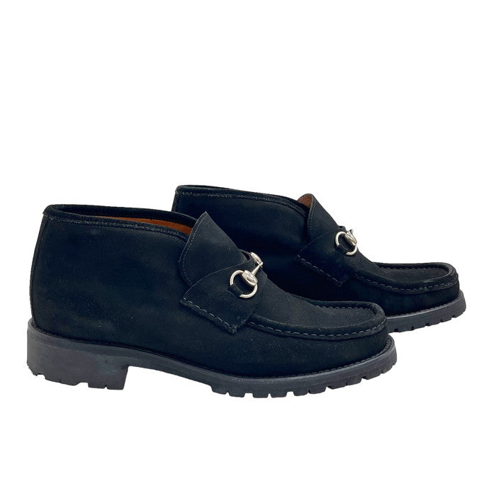 GUCCI/グッチ】 ホースビット ショートブーツ ブーツ 黒 メンズ【中古
