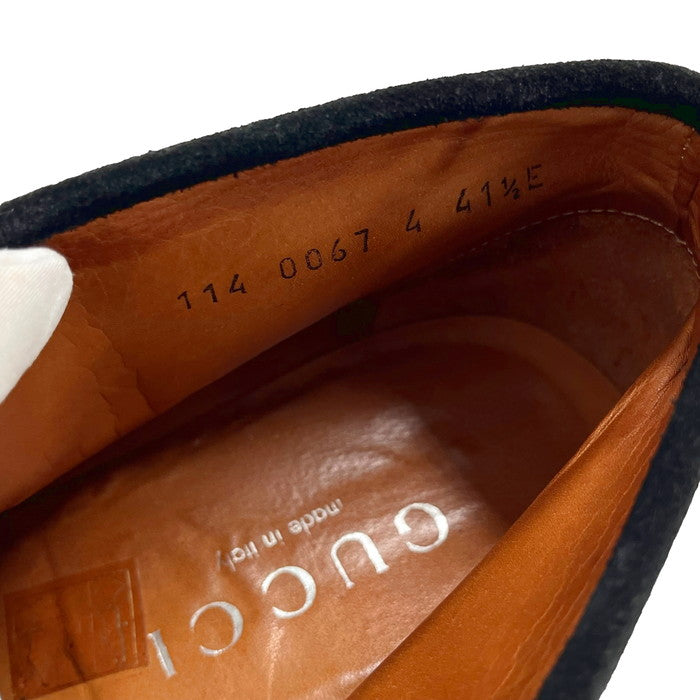 GUCCI/グッチ】 ホースビット ショートブーツ ブーツ 黒 メンズ【中古 