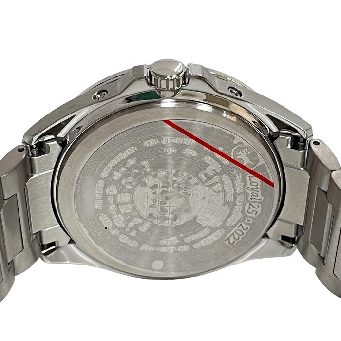 【CITIZEN/シチズン】 エコドライブ H145-S073545 ▲ネーム刻印有 腕時計 ステンレススチール ソーラー電波 ネイビー文字盤  メンズ