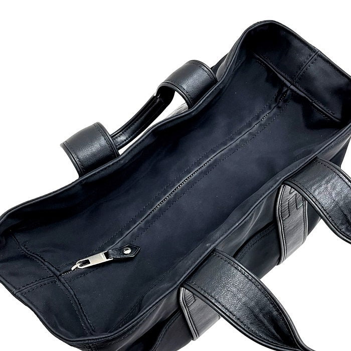 美品 HERMES アカプルコPM ハンドバッグ ナイロン　レザー HERMES/エルメス】 アカプルコPM ハンドバッグ ナイロン/レザー