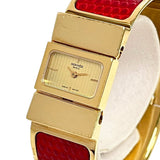 【HERMES/エルメス】 L01.201 ロケ  腕時計 GP/リザード クオーツ 赤 ゴールド文字盤 レディース
【中古】【真子質店】【NN】




【TMiY】