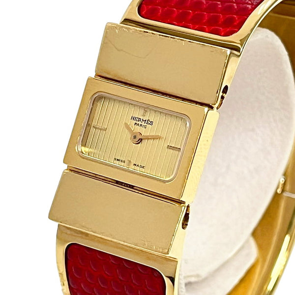 【HERMES/エルメス】 L01.201 ロケ  腕時計 GP/リザード クオーツ 赤 ゴールド文字盤 レディース
【中古】【真子質店】【NN】




【TMiY】