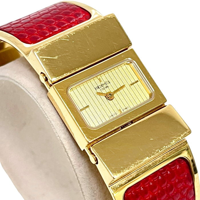 【HERMES/エルメス】 L01.201 ロケ  腕時計 GP/リザード クオーツ 赤 ゴールド文字盤 レディース
【中古】【真子質店】【NN】




【TMiY】