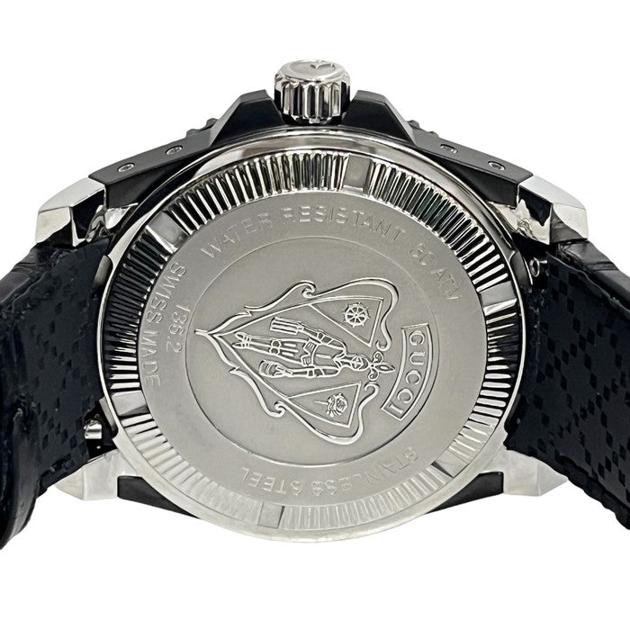 GUCCI/グッチ】 136.2/YA136201 ダイブ パワーリザーブ 腕時計