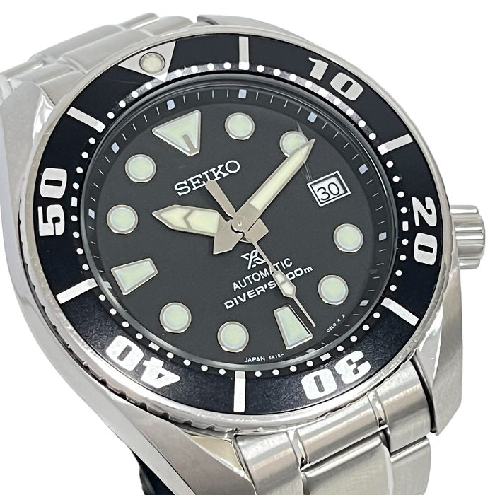 【SEIKO/セイコー】 プロスペックス ダイバース SBDC031/6R15-00G0 腕時計 ステンレススチール 自動巻き/オートマ 黒文字盤  メンズ