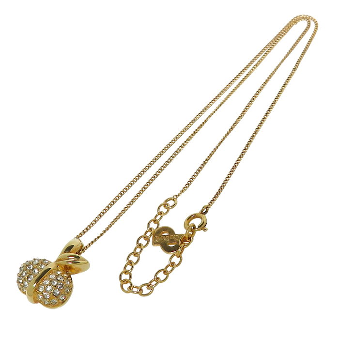 【Christian Dior/クリスチャンディオール】 ネックレス GP/ラインストーン 35石 5.8g 43cm レディース
【中古】【真子質店】【BL】




【Yx】