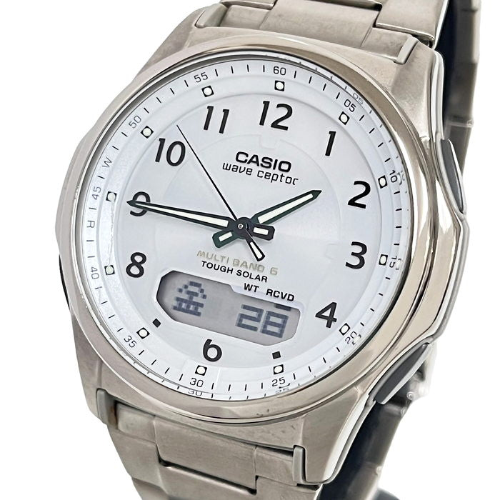 【CASIO/カシオ】 ウェーブセプター WVA-M630 腕時計 チタン ソーラー電波 白文字盤 メンズ
【中古】【真子質店】【NN】




【Ix】