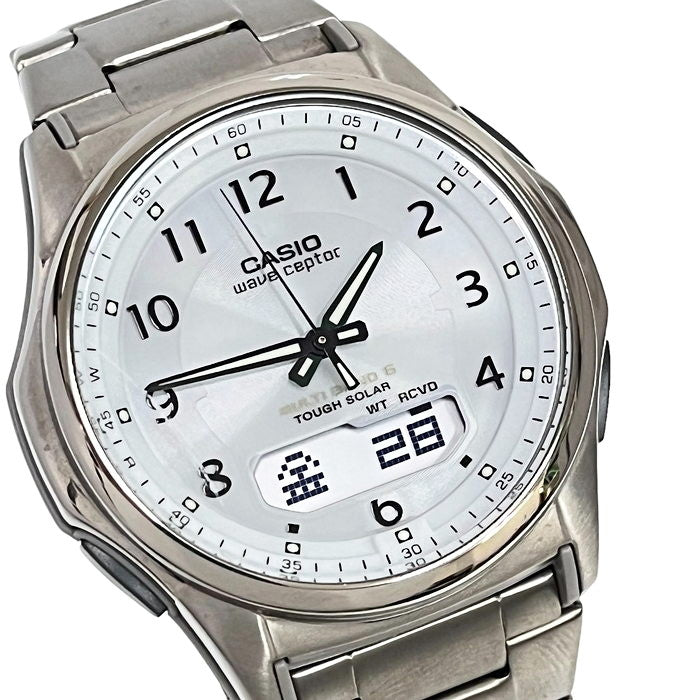 【CASIO/カシオ】 ウェーブセプター WVA-M630 腕時計 チタン ソーラー電波 白文字盤 メンズ
【中古】【真子質店】【NN】




【Ix】