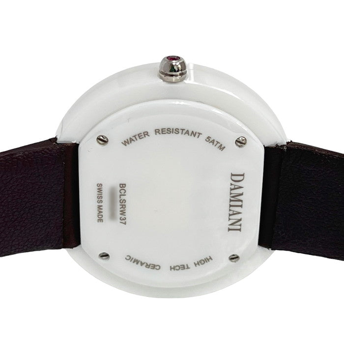 【Damiani/ダミアーニ】 ベルエポック BCLSRW37 腕時計 セラミック/レザー/ダイヤモンド/ルビー クオーツ ホワイト/ブラウン レディース
【中古】【真子質店】【GD】




【YDMa】
