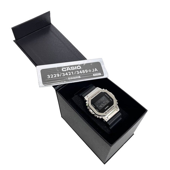 CASIO/カシオ】 G-SHOCK GM-5600 液晶 腕時計 ステンレススチール/黒 