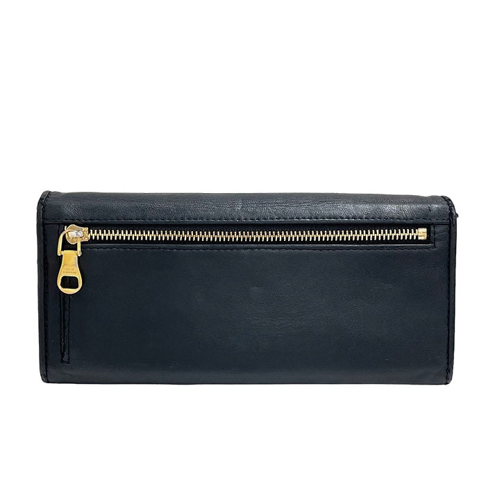 LOEWE/ロエベ】 二つ折り財布 アナグラム 長財布 ブラック レディース 