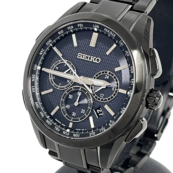 【SEIKO/セイコー】 ブライツ SAGA201(8B92-0AA0) 腕時計 チタン ソーラー電波 黒 メンズ 【中古】【真子質店】【G –  真子質店 PawnShopMAKO