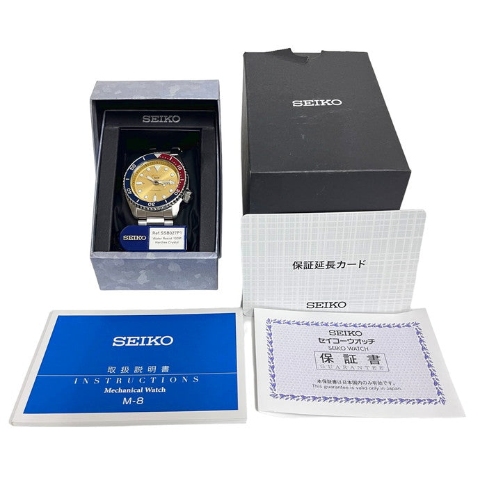 SEIKO/セイコー】 セイコー5 4R36-12F0 ビートメイカー限定 カスタムウォッチ 腕時計 ステンレススチール 自動巻き/オート –  真子質店 PawnShopMAKO