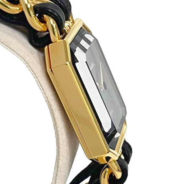 【CHANEL/シャネル】 プルミエールＬ 腕時計 GP/レザー クオーツ 黒文字盤 レディース
【中古】【真子質店】【GD】




【ITYMo】