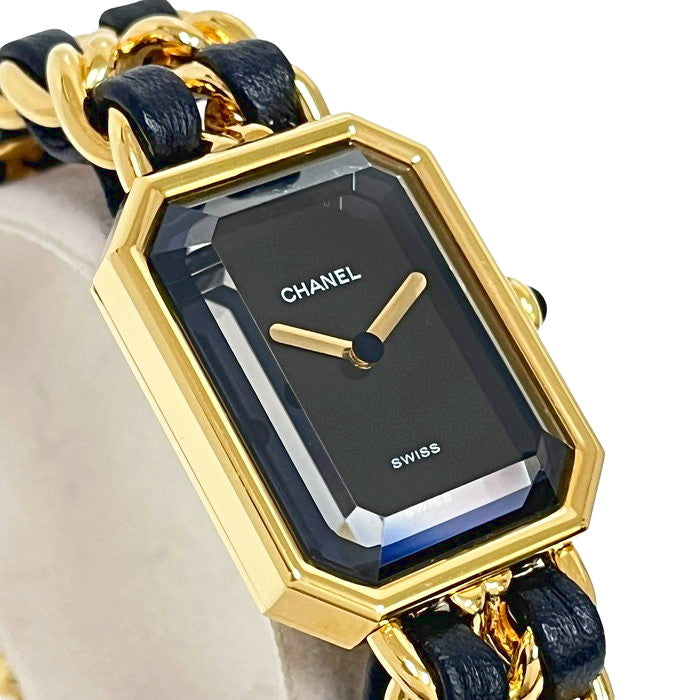 【CHANEL/シャネル】 プルミエールＬ 腕時計 GP/レザー クオーツ 黒文字盤 レディース
【中古】【真子質店】【GD】




【ITYMo】