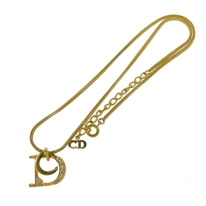 【Dior/ディオール】 ロゴ ネックレス GP/ラインストーン 6.8g 44cm ゴールド レディース
【中古】【真子質店】【NN】




【Kx】