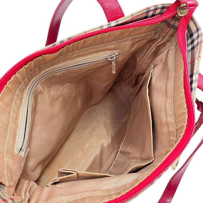【BURBERRY/バーバリー】 ノヴァチェック トートバッグ 赤/ベージュ レディース【中古】【真子質店】【GD】




【Kx】
