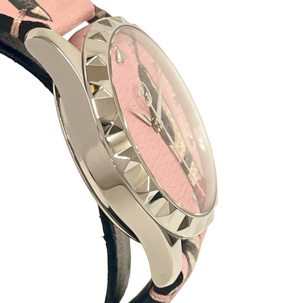 【GUCCI/グッチ】 126.4/YA1264083 Ｇタイムレス　スネーク/ヘビ/蛇 腕時計 ステンレススチール/レザー クオーツ ピンク/ピンク革 ユニセックス
【中古】【真子質店】【NN】




【MaDI】