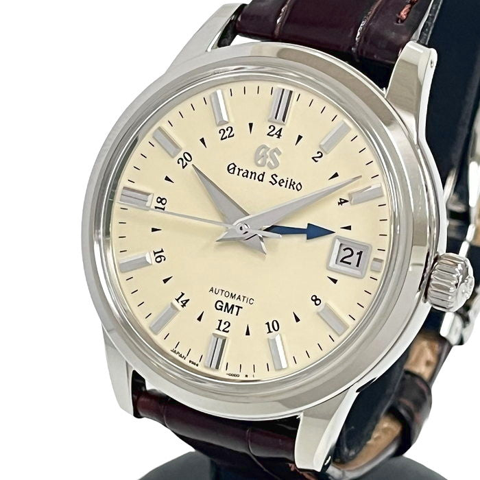 【SEIKO/セイコー】 グランドセイコー メカニカル SBGM221(9S66-00A0)  GMT 腕時計 ステンレススチール/クロコダイル 自動巻き/オートマ ベージュ文字盤 メンズ
【中古】【真子質店】【GD】




【MaTTMa】