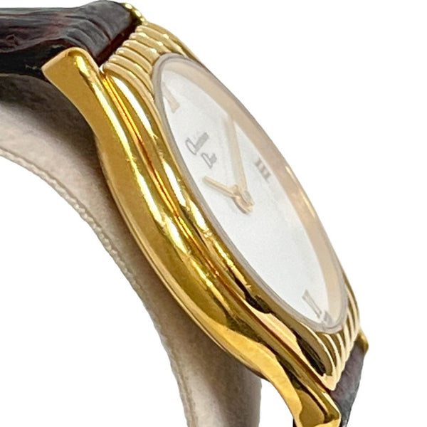 【Christian Dior/クリスチャンディオール】 3048 ラウンドフェイス   腕時計 GP/レザー クオーツ 白文字盤 レディース
【中古】【真子質店】【NN】




【ITI】
