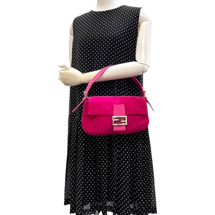 FENDI/フェンディ】 マンマバケット ショルダーバッグ スウェード 