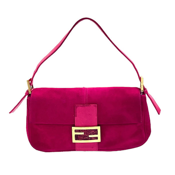 【FENDI/フェンディ】 マンマバケット ショルダーバッグ スウェード/レザー フューシャ/ゴールド金具 レディース【中古】【真子質店】【GD】




【Dxx】