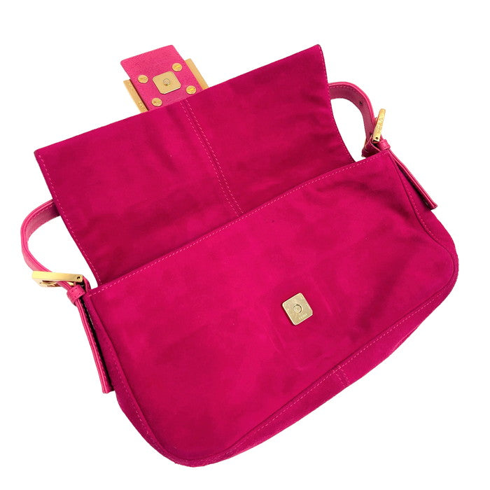 【FENDI/フェンディ】 マンマバケット ショルダーバッグ スウェード/レザー フューシャ/ゴールド金具 レディース【中古】【真子質店】【GD】




【Dxx】