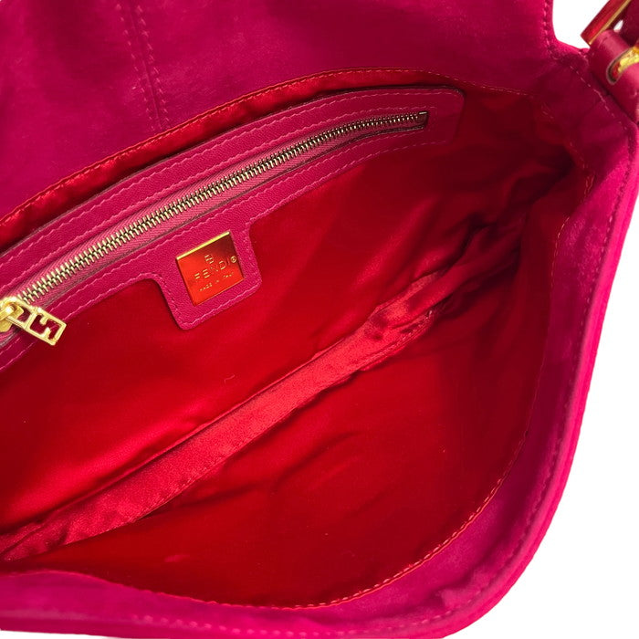 【FENDI/フェンディ】 マンマバケット ショルダーバッグ スウェード/レザー フューシャ/ゴールド金具 レディース【中古】【真子質店】【GD】




【Dxx】