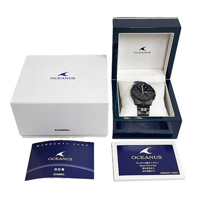 CASIO/カシオ】 オシアナス OCW-S6000B-1AJF 腕時計 チタン ソーラー