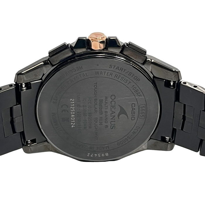 CASIO/カシオ】 オシアナス OCW-S6000B-1AJF 腕時計 チタン ソーラー