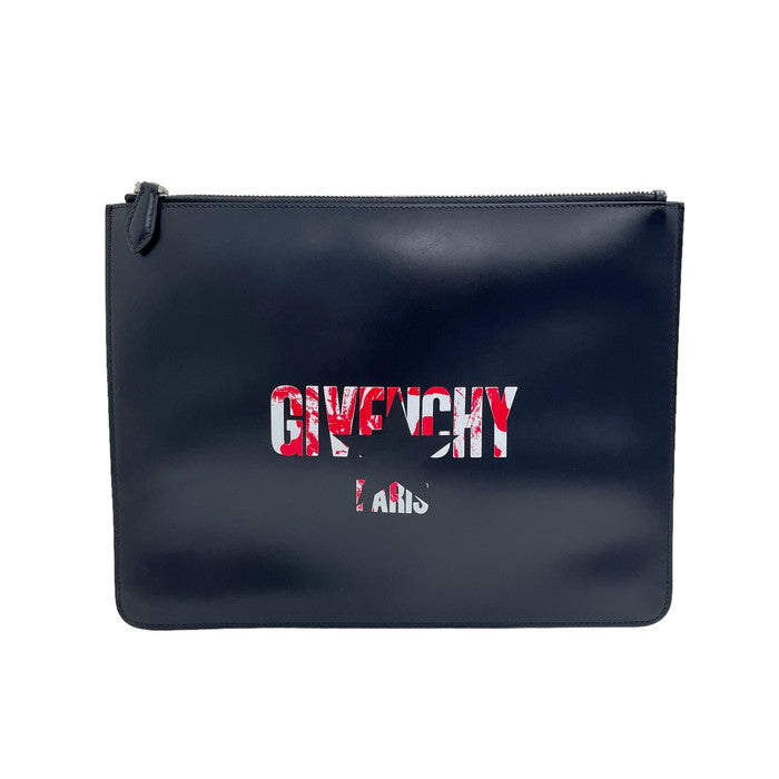 【Givenchy/ジバンシー】 ロゴ クラッチバッグ レザー 黒×赤  ユニセックス【中古】【真子質店】【GD】




【TMox】