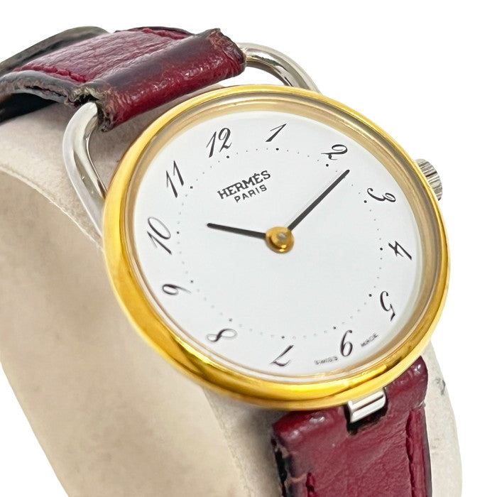 【HERMES/エルメス】 アルソー 71429 腕時計 GP/レザー クオーツ 白文字盤 レディース
【中古】【真子質店】【GD】




【TxS】