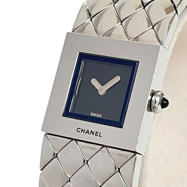 CHANEL/シャネル】 Q.M.01893 マトラッセ 腕時計 ステンレススチール ...